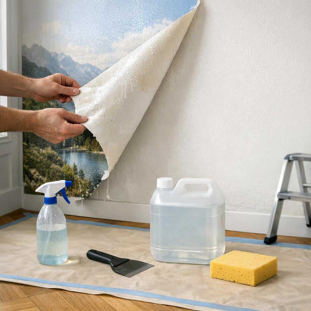 Fotobehang verwijderen