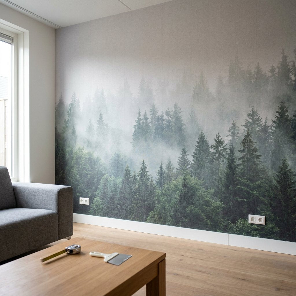 Fotobehang woonkamer gids