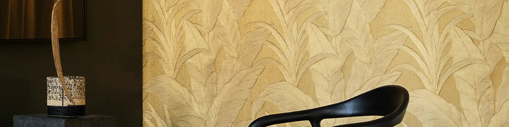 Goud behang