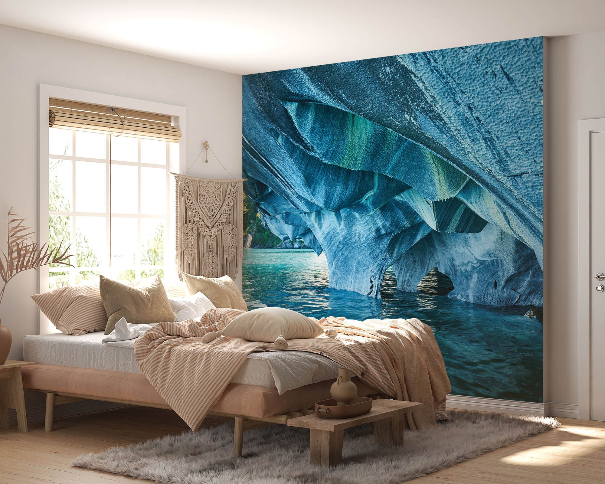 Caves in blue tones - LW00289