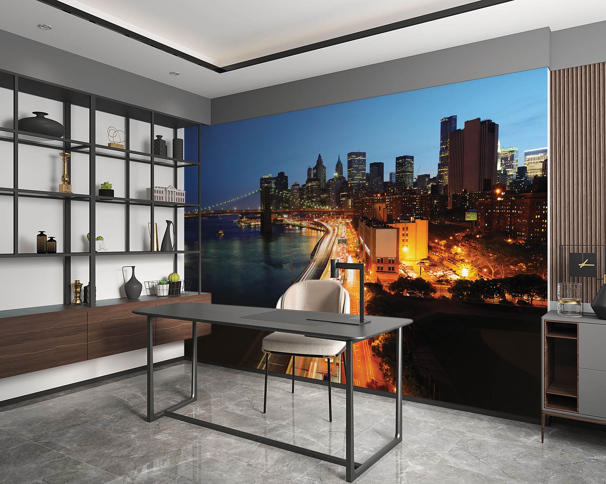 Manhattan Skyline Twilight - LW00303