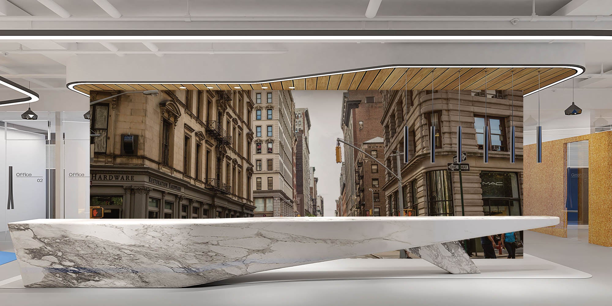 A neighborhood in New York City - LW00315