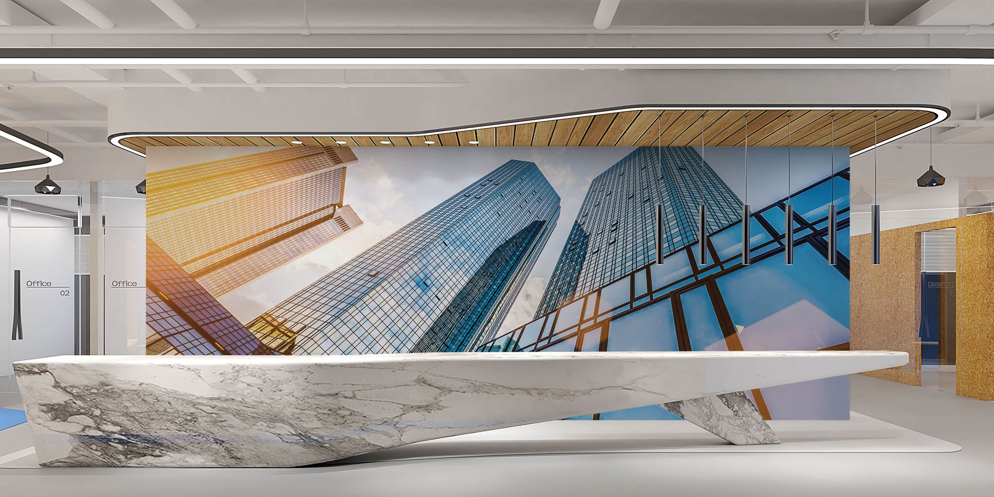 Modern Skyscrapers- LW00018