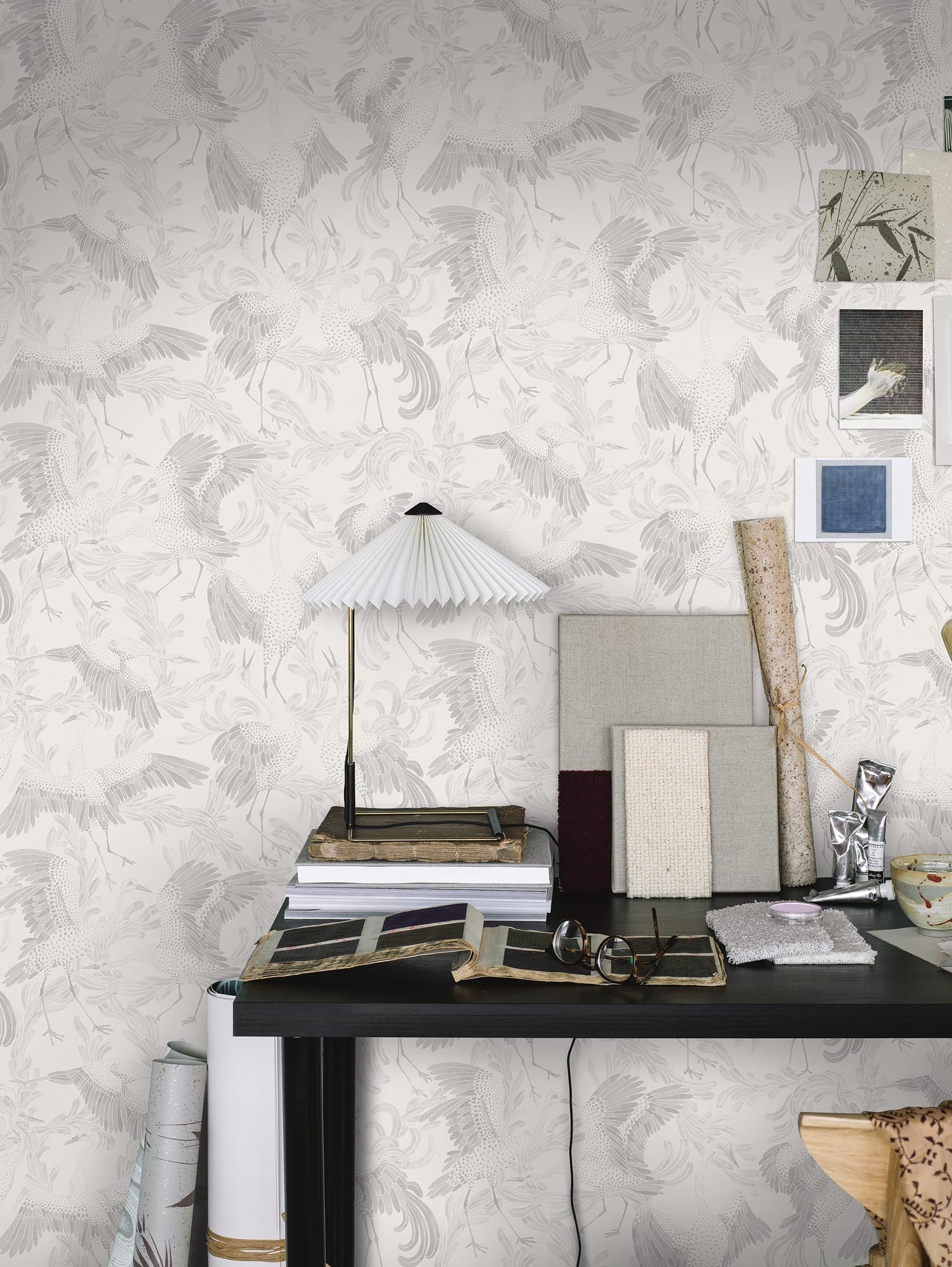 Boråstapeter Eastern Simplicity Dancing Crane 3130