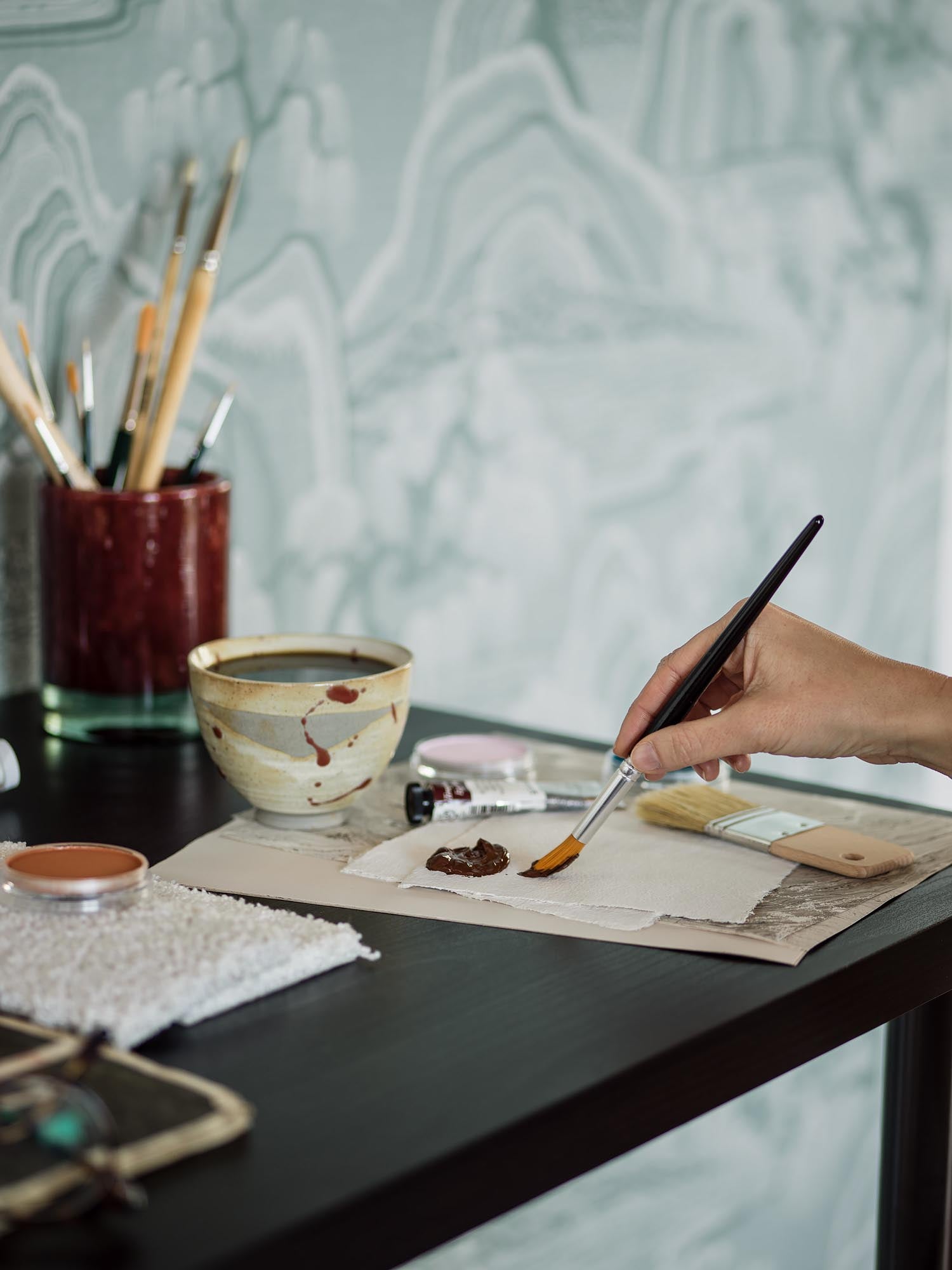 Boråstapeter Eastern Simplicity Indigo Garden 3131