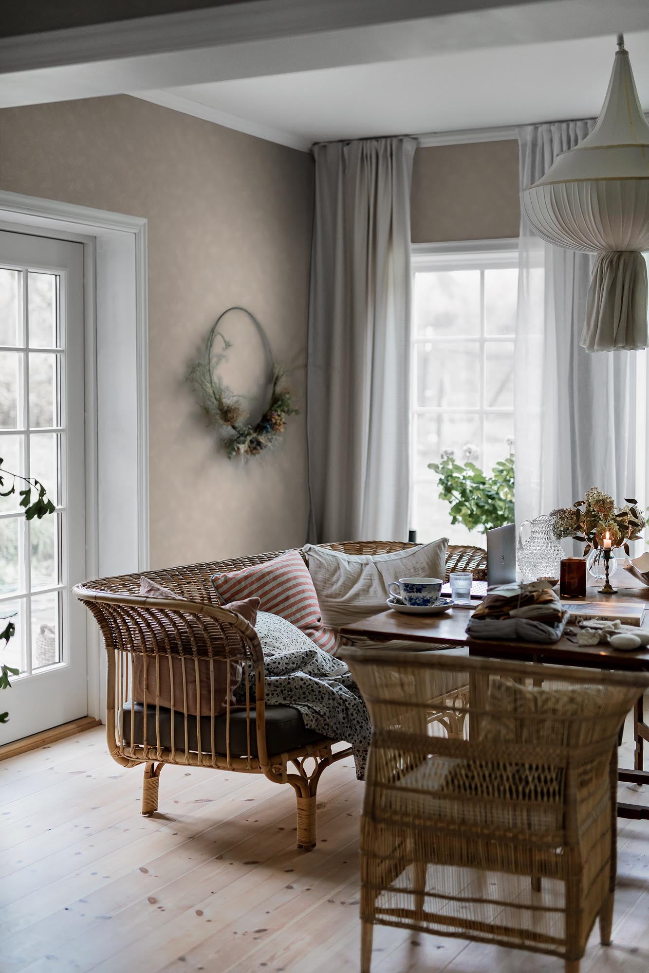 Boråstapeter Cottage garden Painter´s Wall 3586