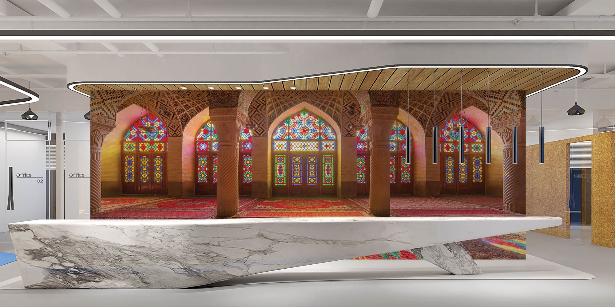 Interior mosque- LW00023