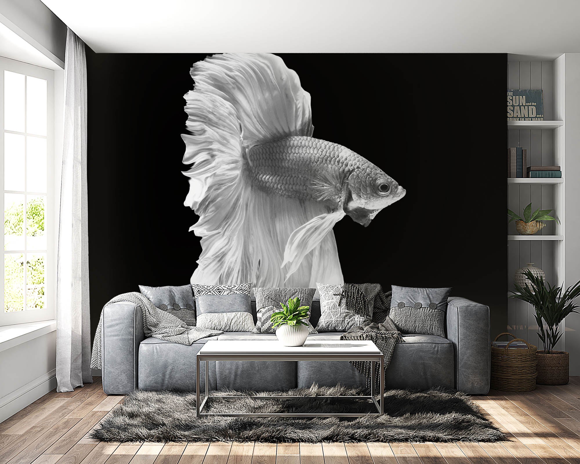 Crown Tail Betta fish- LW00229