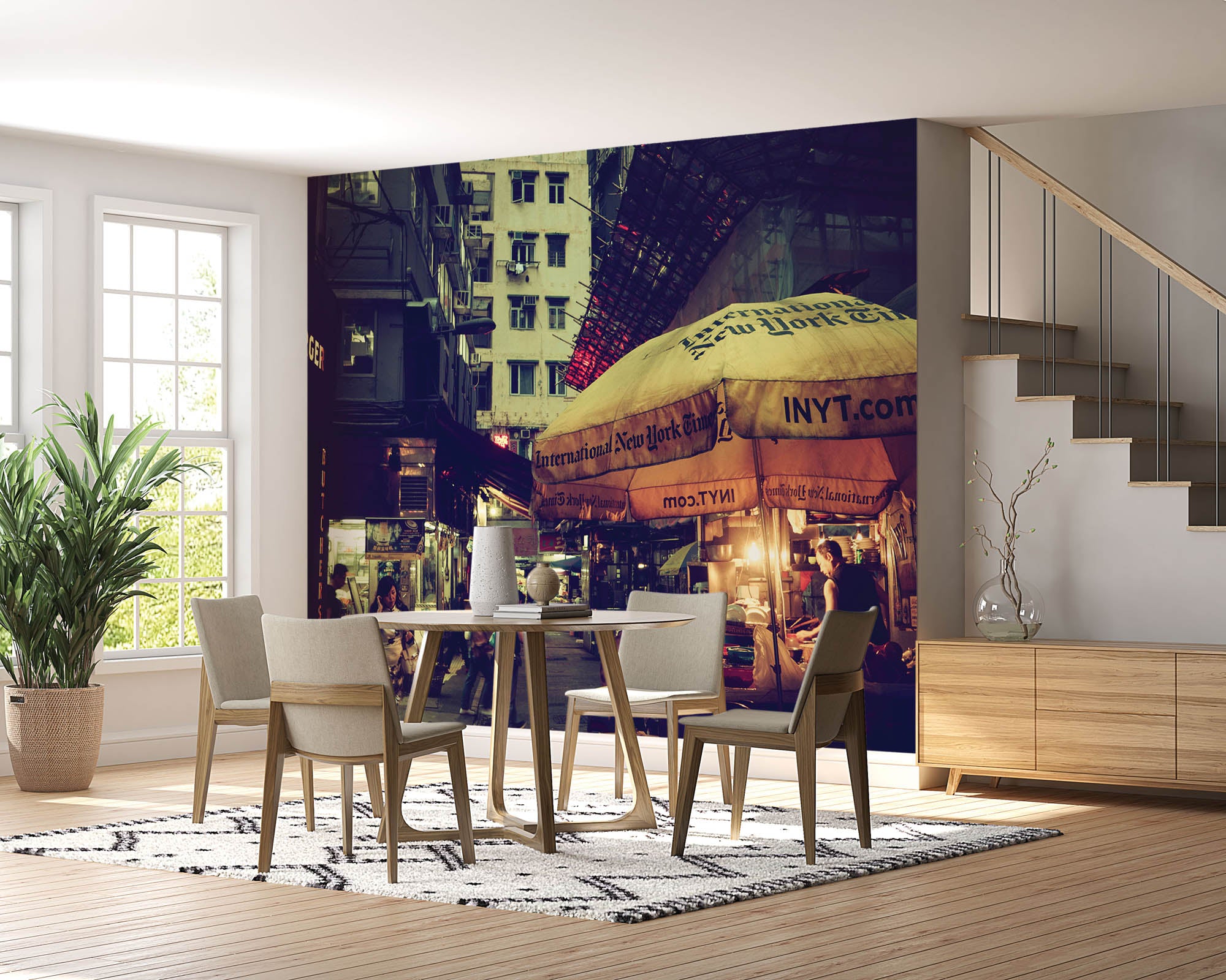 Retro street Hong Kong- LW00074