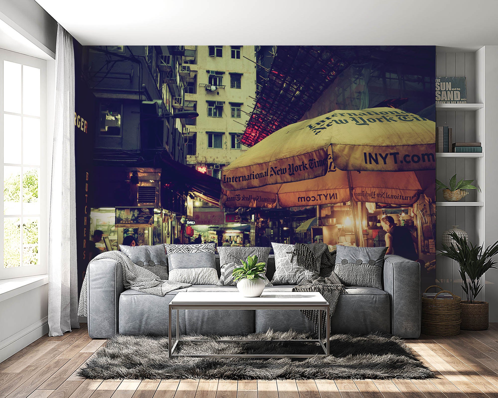 Retro street Hong Kong- LW00074