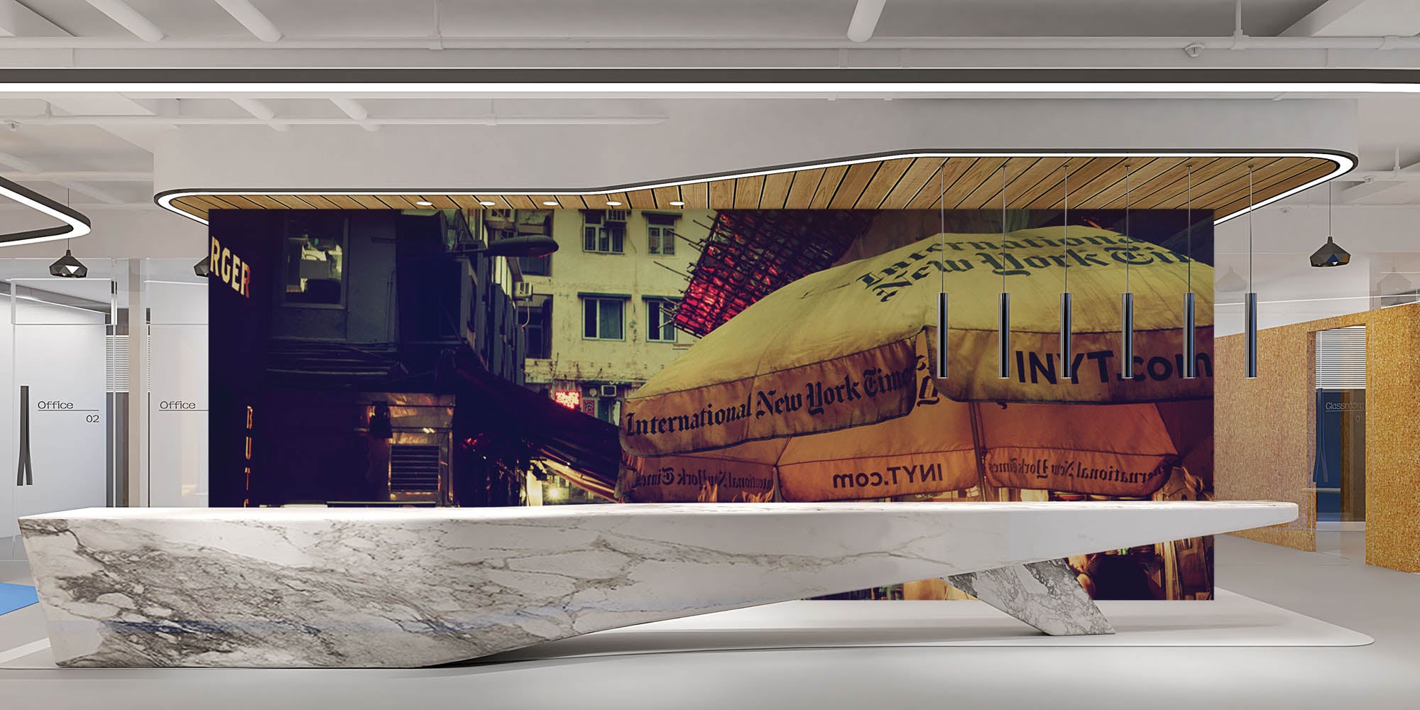 Retro street Hong Kong- LW00074