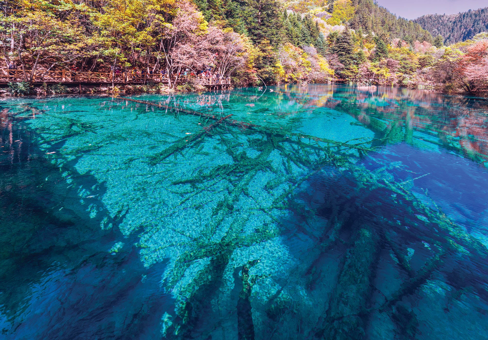 Lake in valley - LW00266