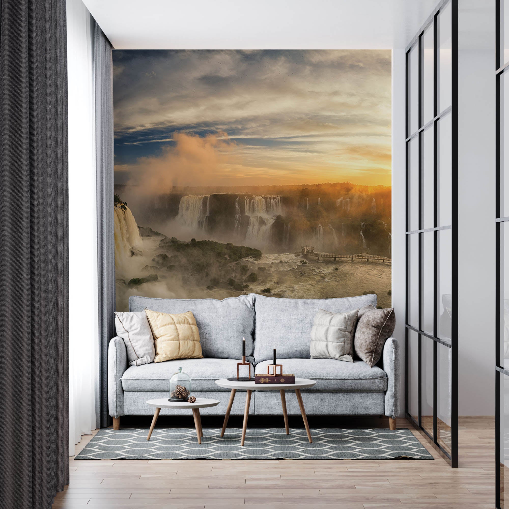 Wide waterfall with a wide view - LW00272