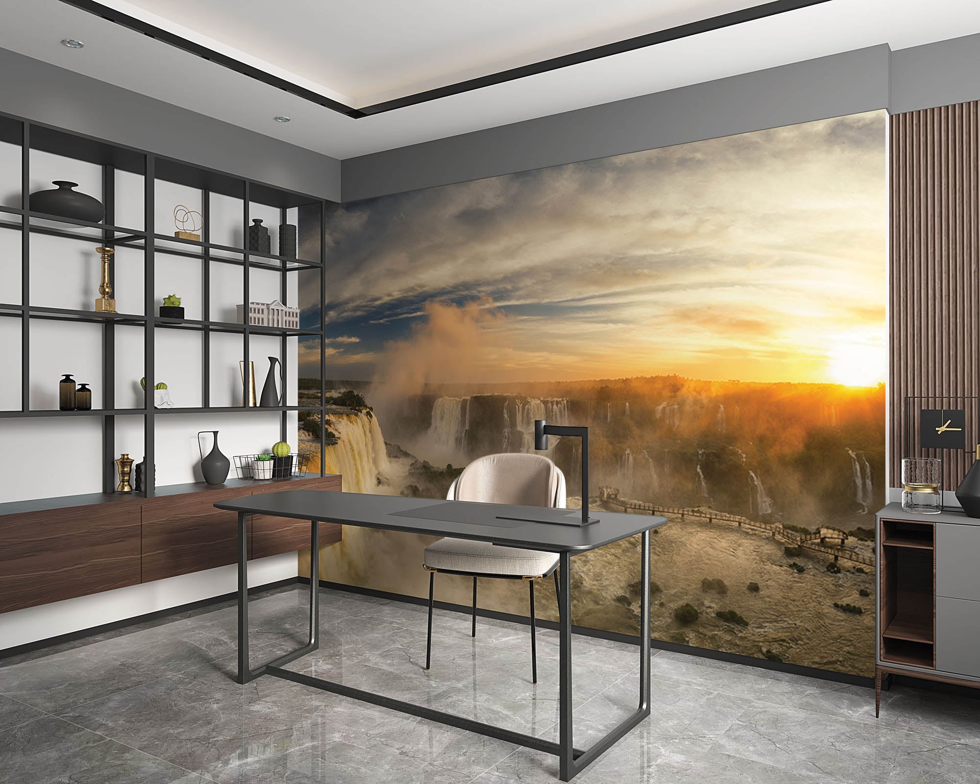 Wide waterfall with a wide view - LW00272