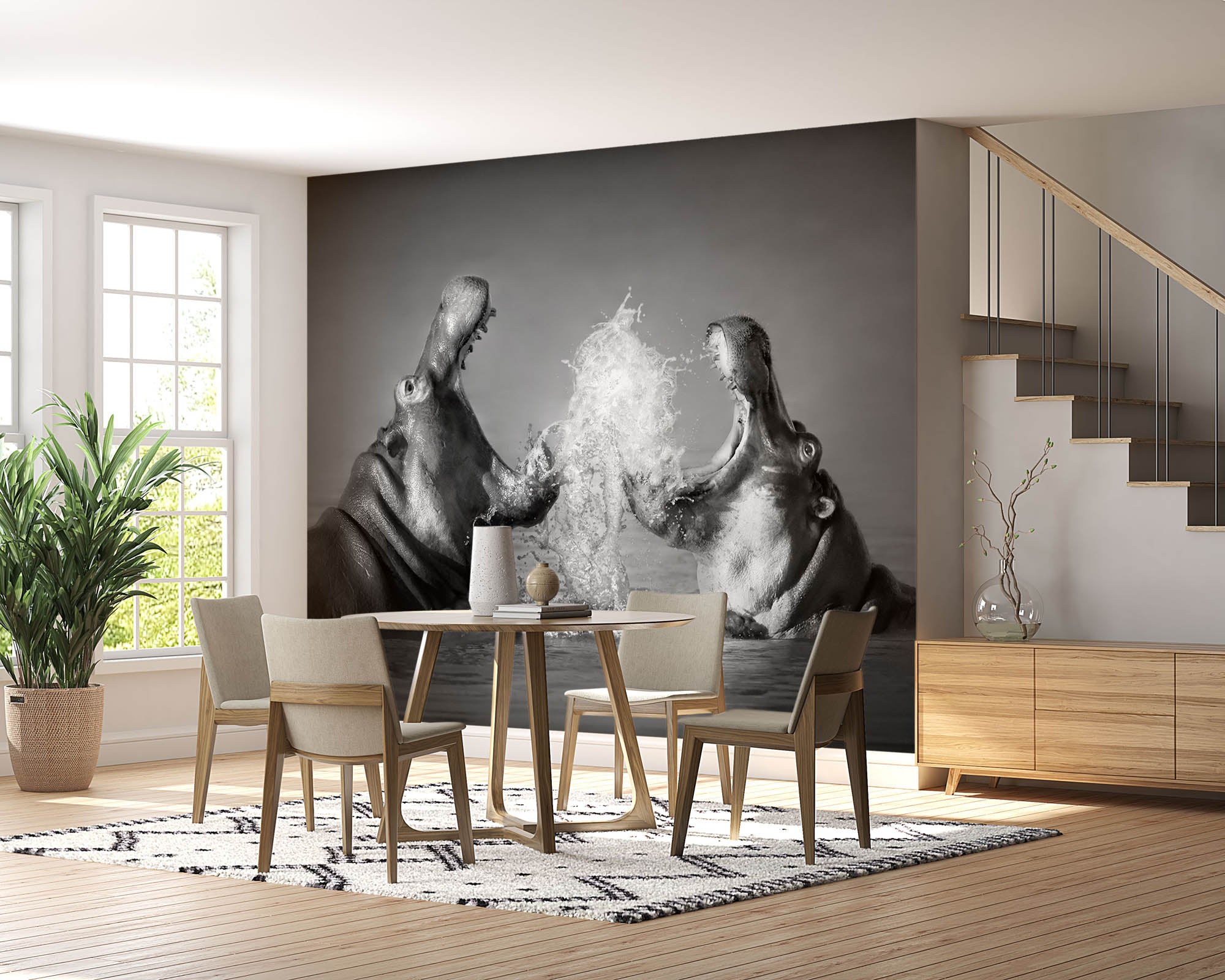 Fighting Hippos - LW00201