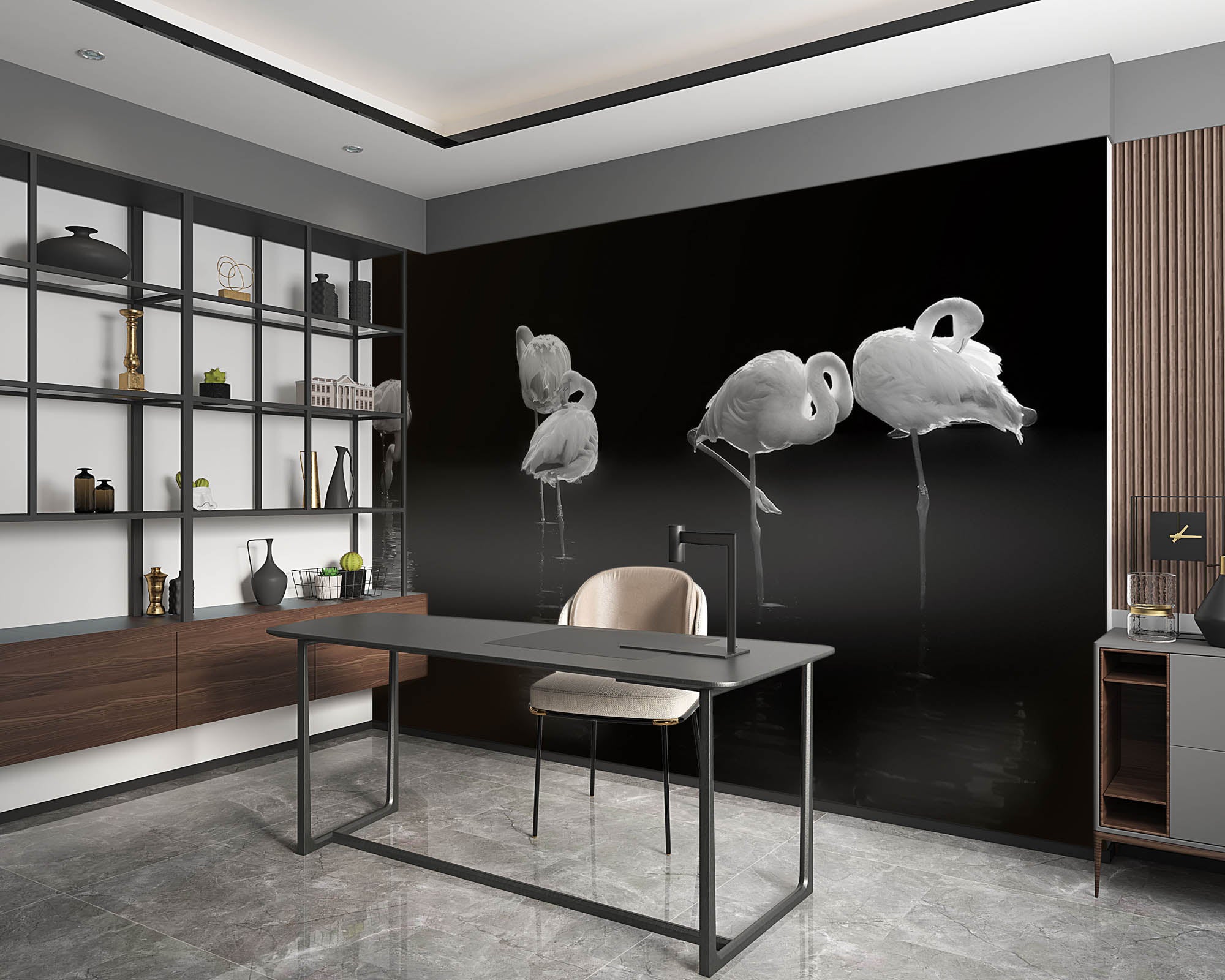 Sleeping Flamingos - LW00241