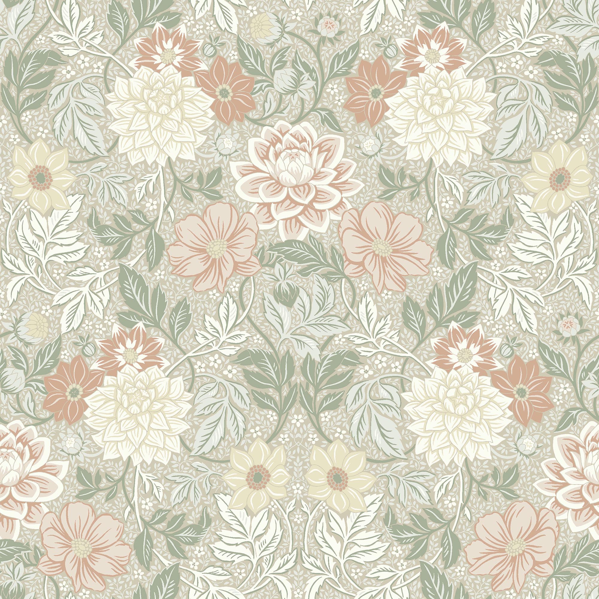 Boråstapeter Falsterbo III Dahlia Garden 7665