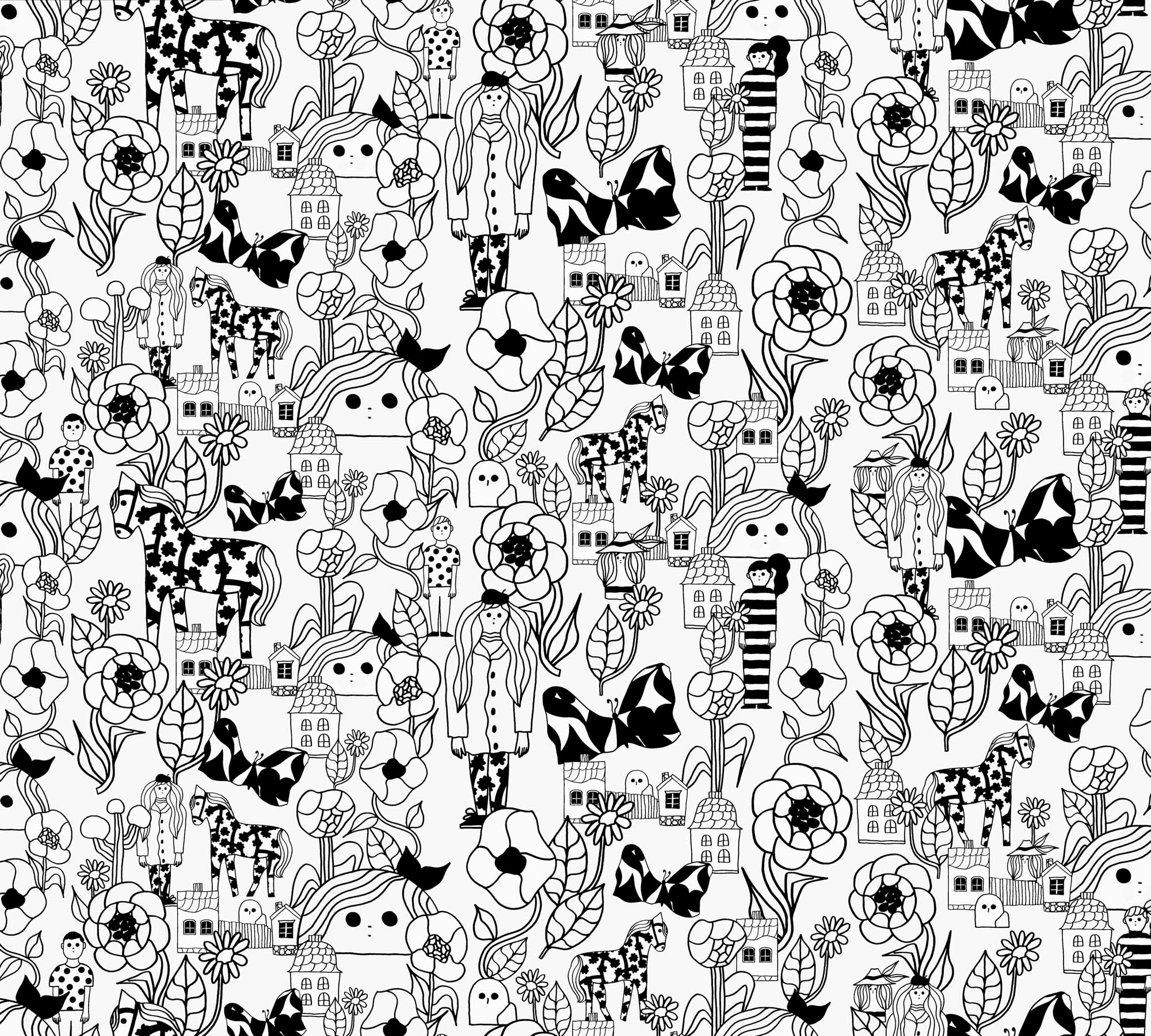 Hooked on Walls Marimekko Volume 06 Marikyla 25166