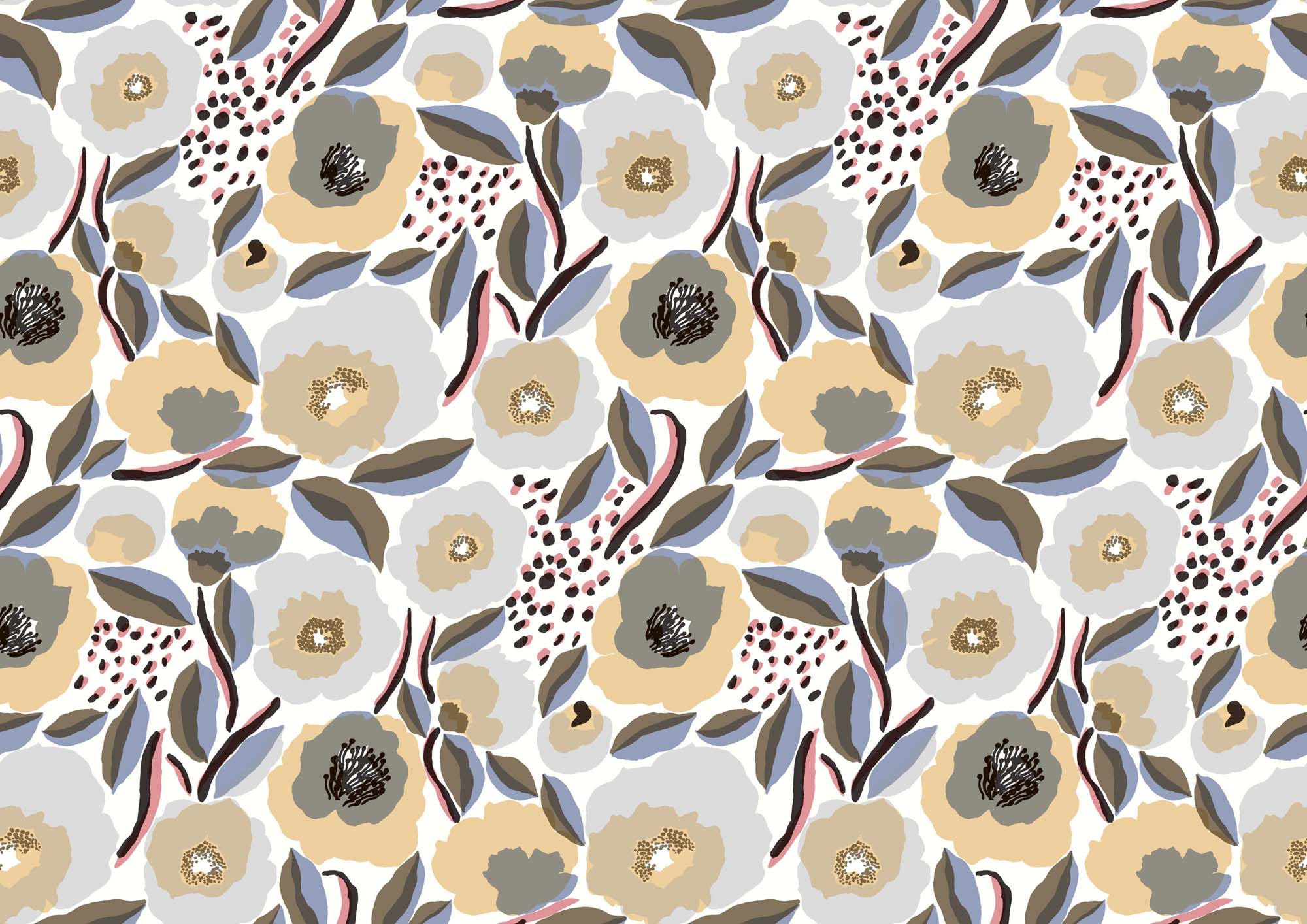 Hooked on Walls Marimekko Volume 06 Rosarium 25156