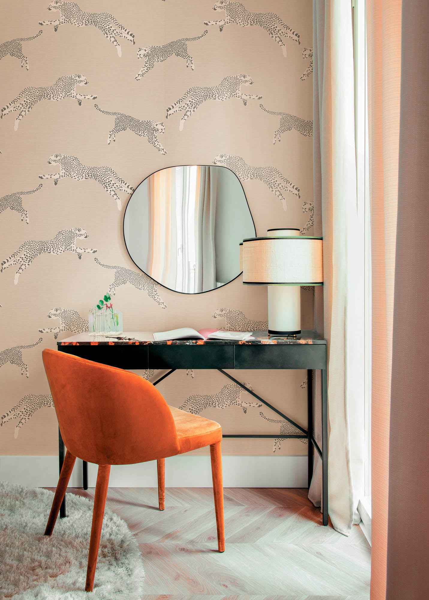 Hooked on Walls Scalamandré Leaping Cheetah JV26023