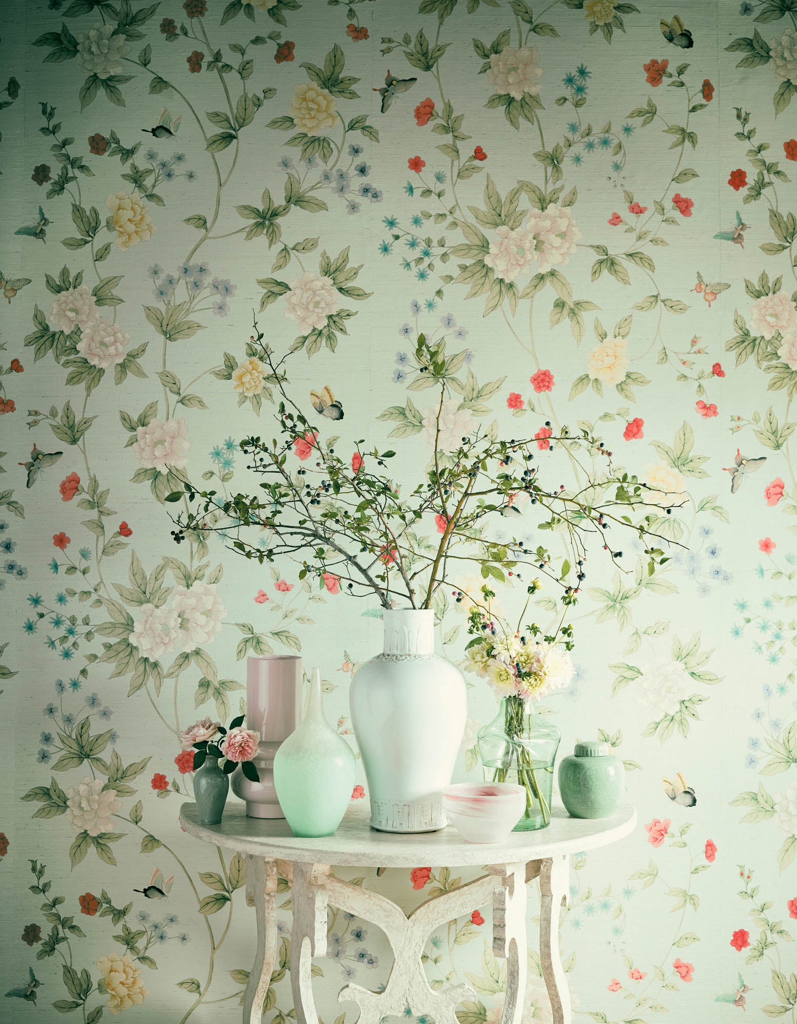 Hooked on Walls Scalamandré Luoyang Garden JV26036