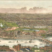 Little Green Painted Papers Thames Border Original