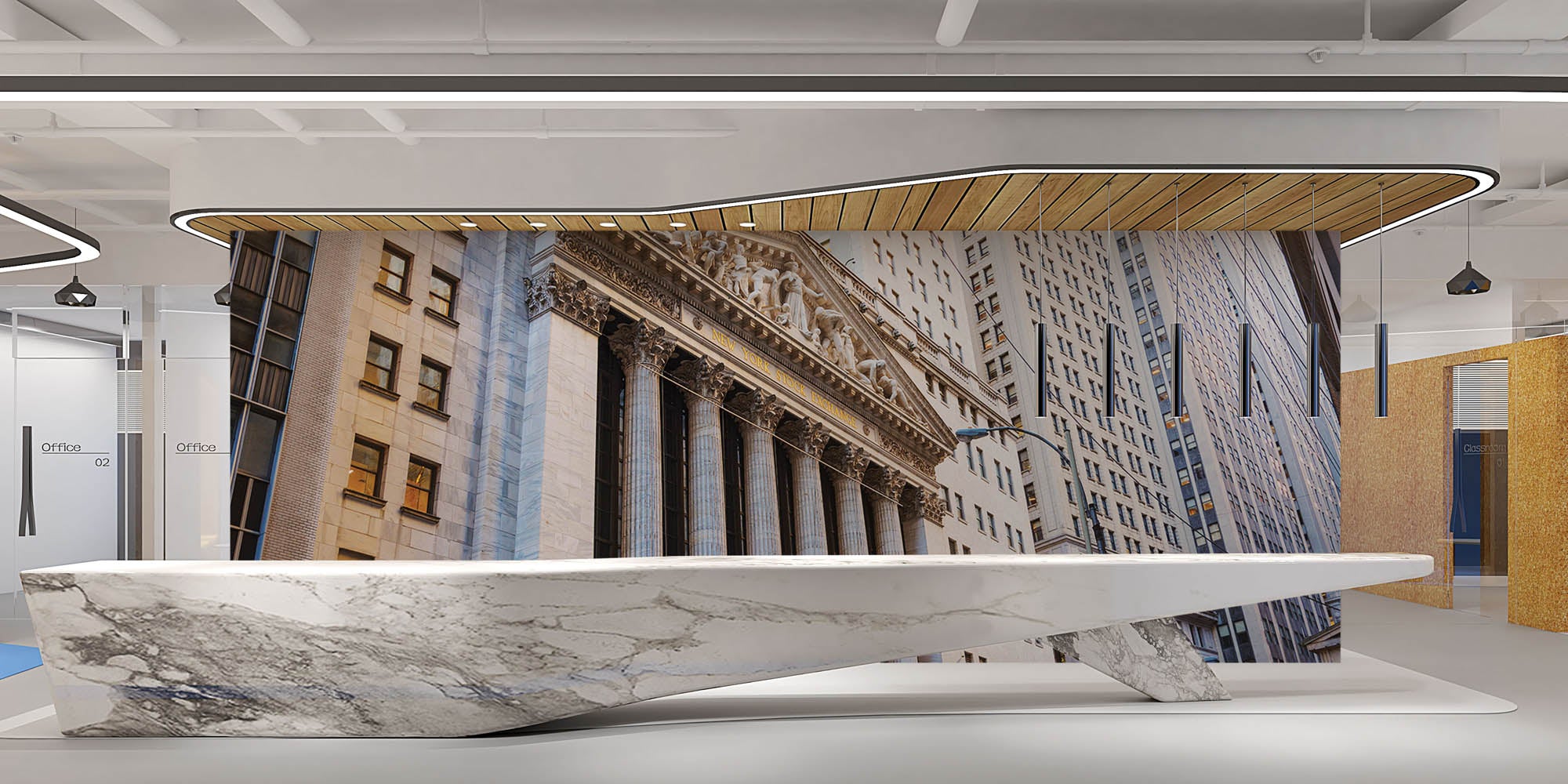 Aandelenbeurs NYSE - LW00343 Fotobehang