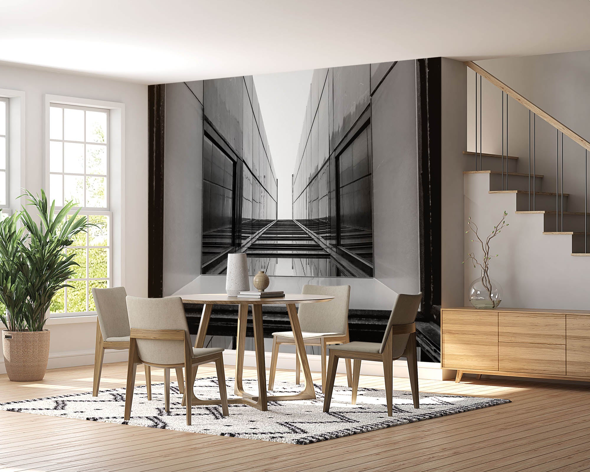 Abstracte architectuur - LW00022 Fotobehang