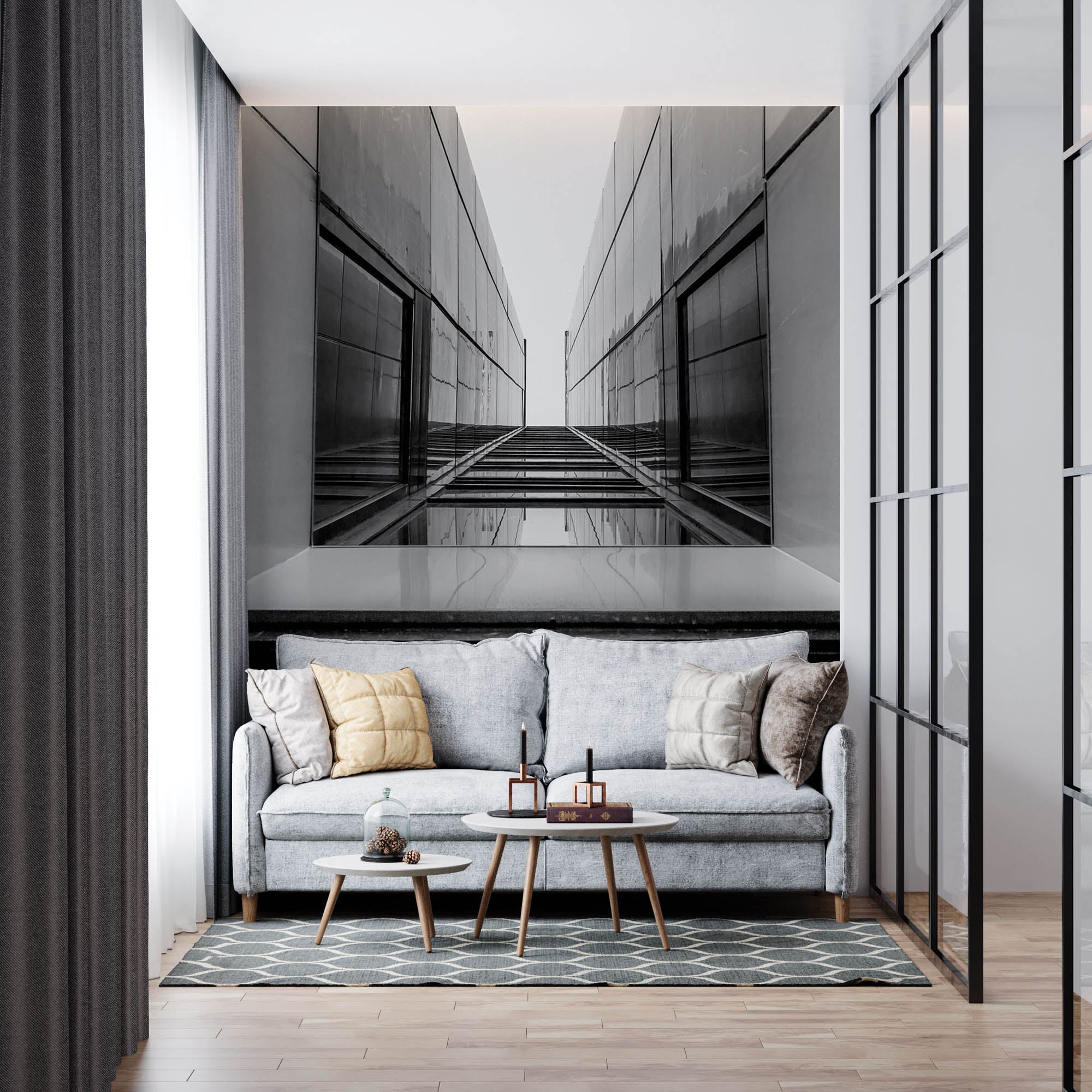 Abstracte architectuur - LW00022 Fotobehang