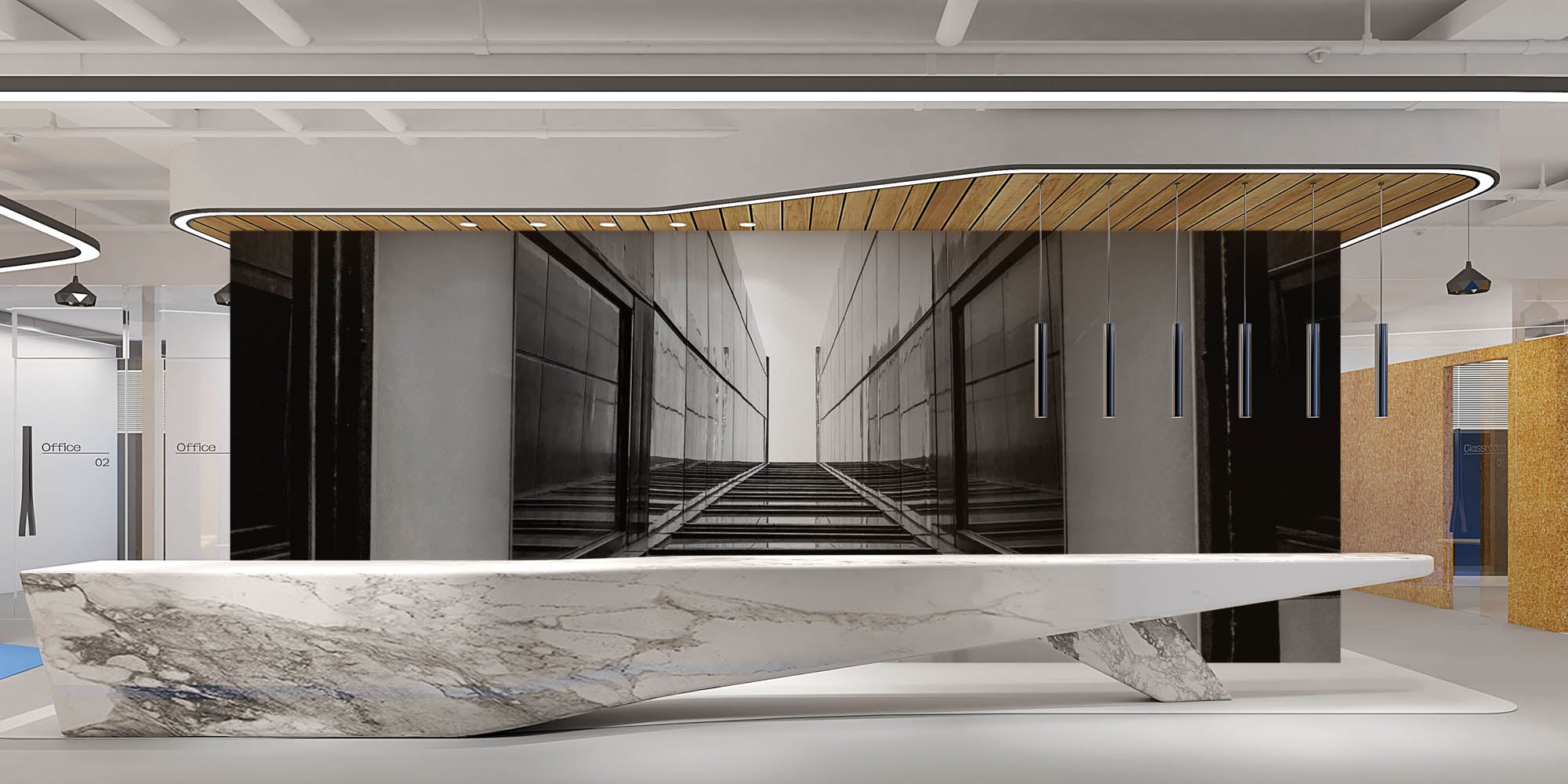 Abstracte architectuur - LW00022 Fotobehang