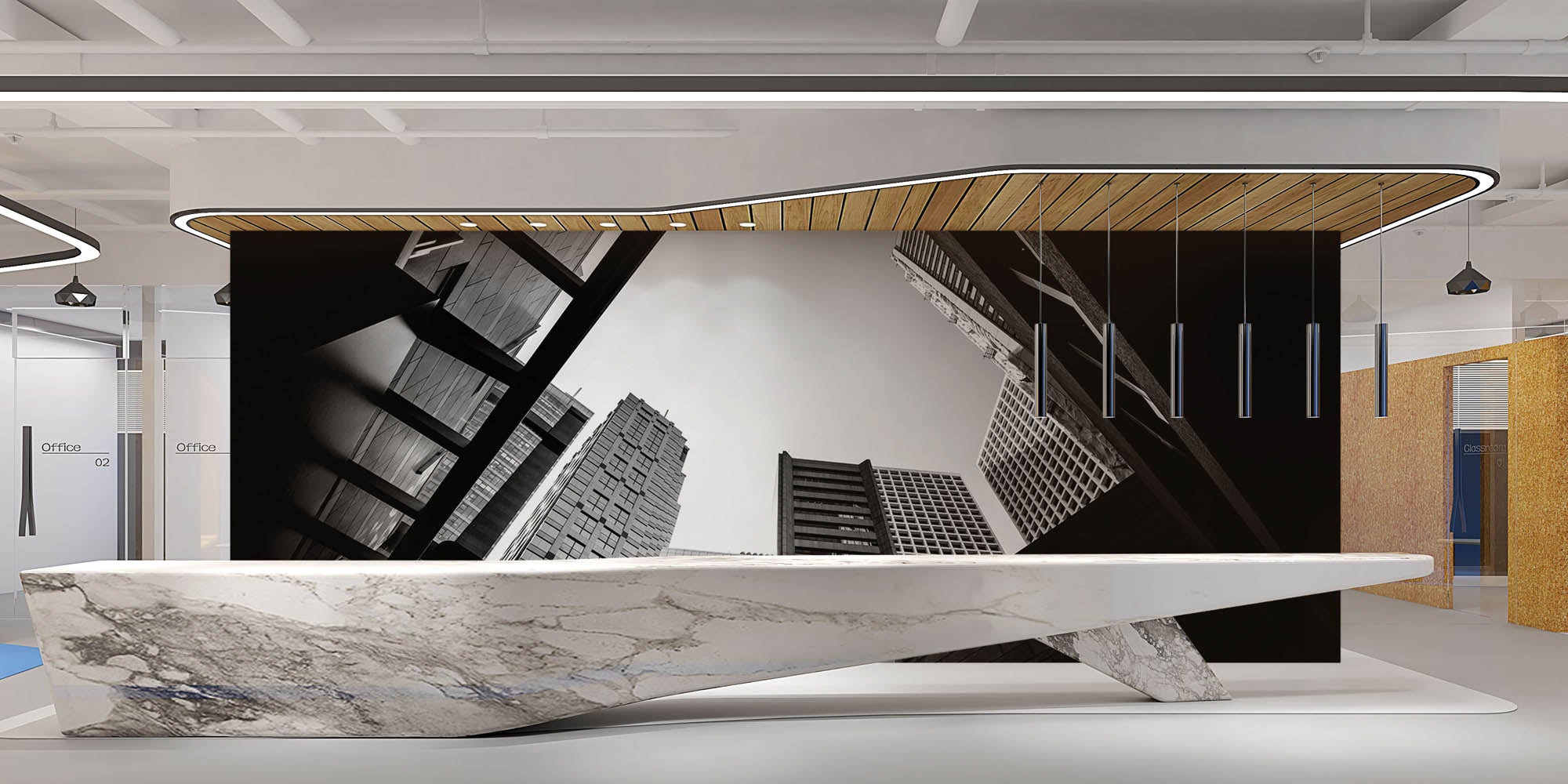 Abstracte architectuur - LW00034 Fotobehang