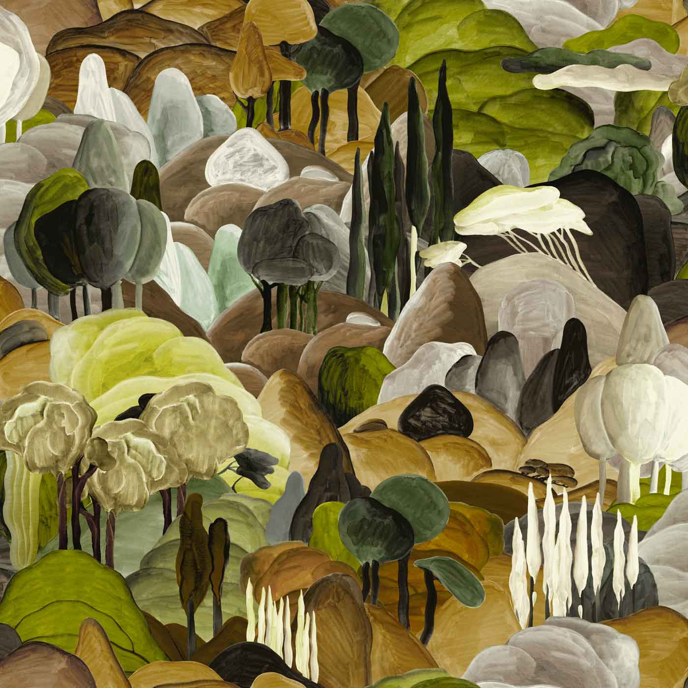 Arte Decors & Panoramiques All'Ombra Dei Cipressi 97501 Behang