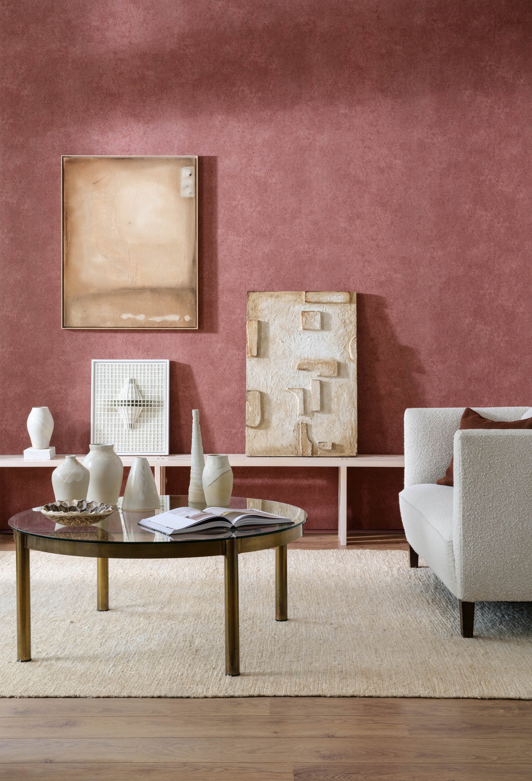 Arte Essentials Kaolin Calcaire Stucco 30215 Behang