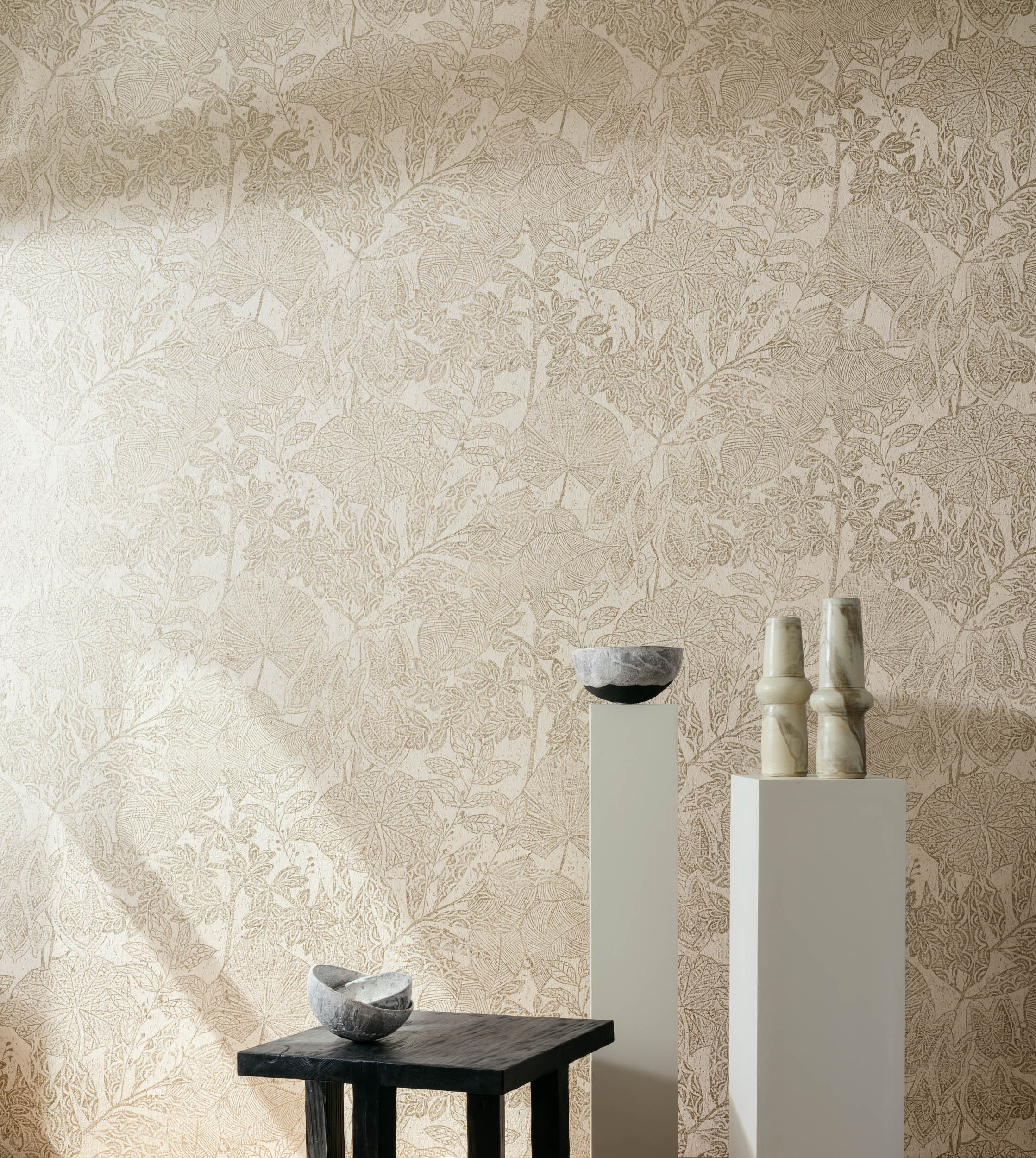 Arte Essentials Kaolin Hortus 30350 Behang