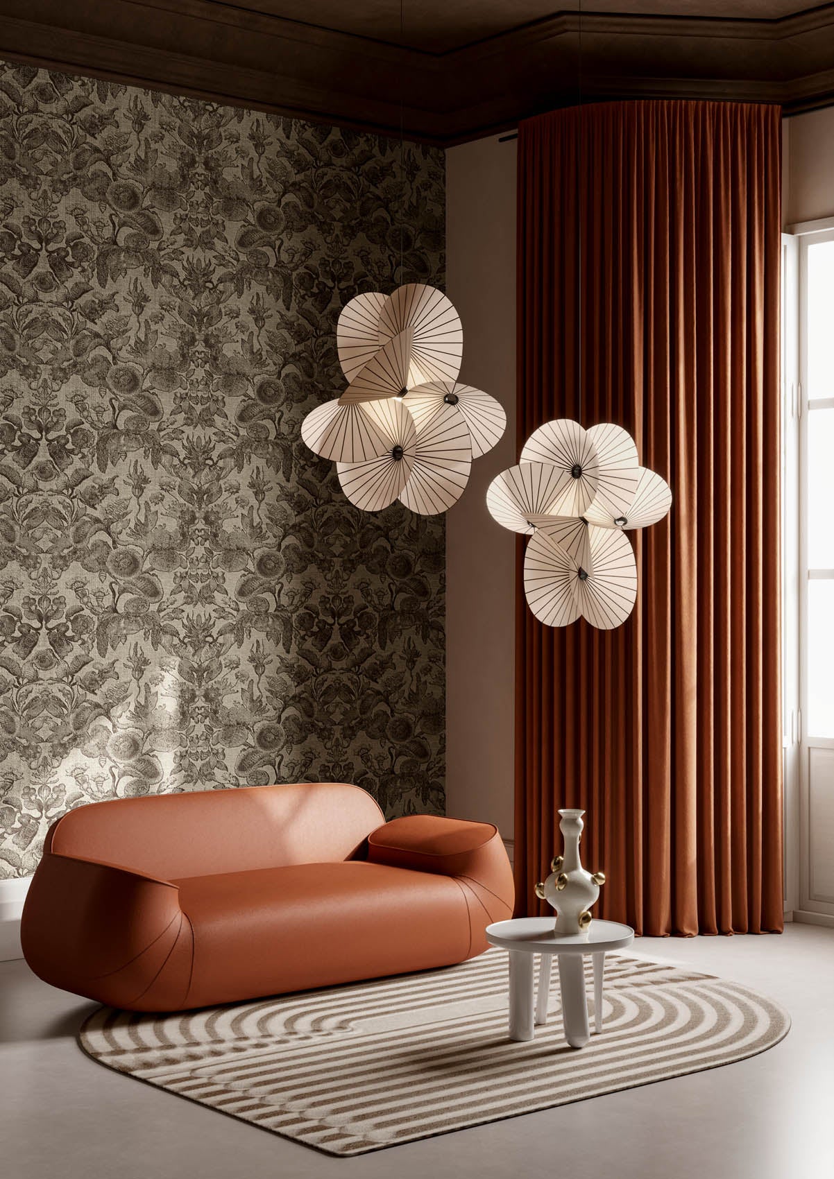 Arte Moooi Green House Coccinella Bella Jacquard MO5002 Behang
