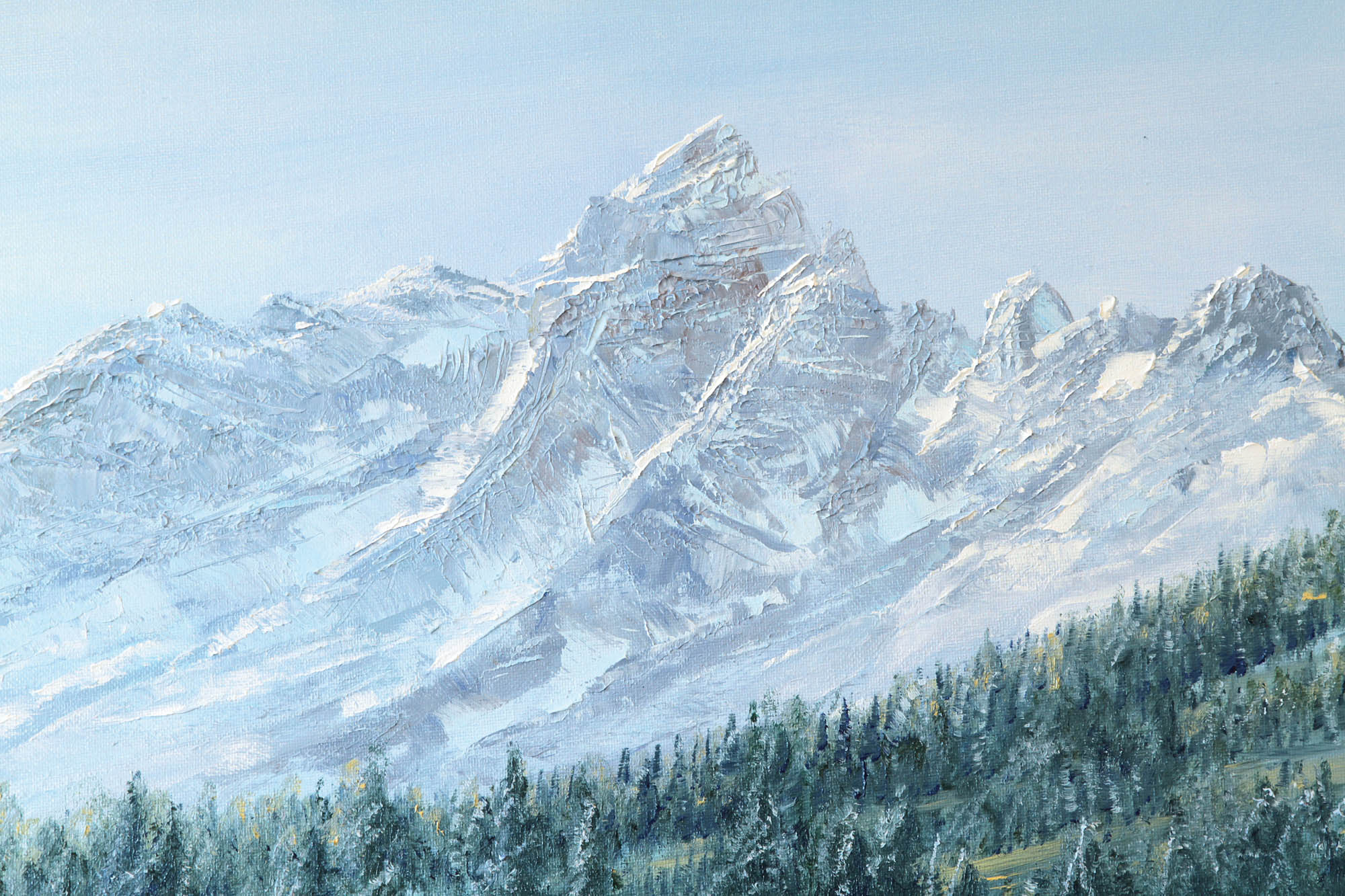 Bergen geschilderd - LW00144 Fotobehang