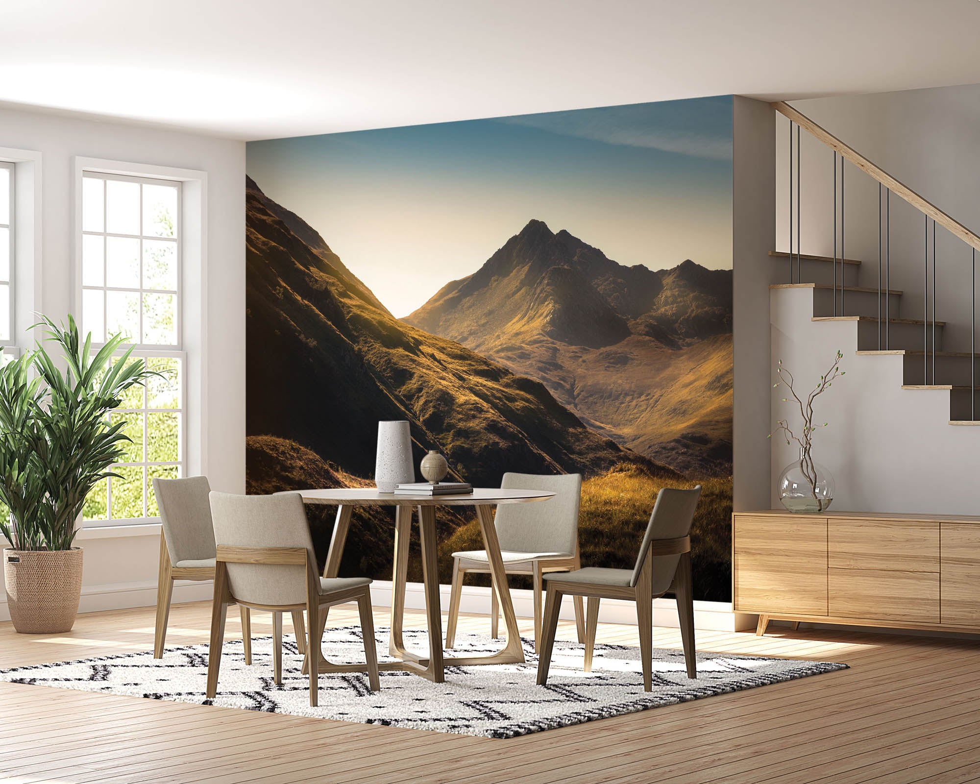 Bergen in Schotland - LW00109 Fotobehang