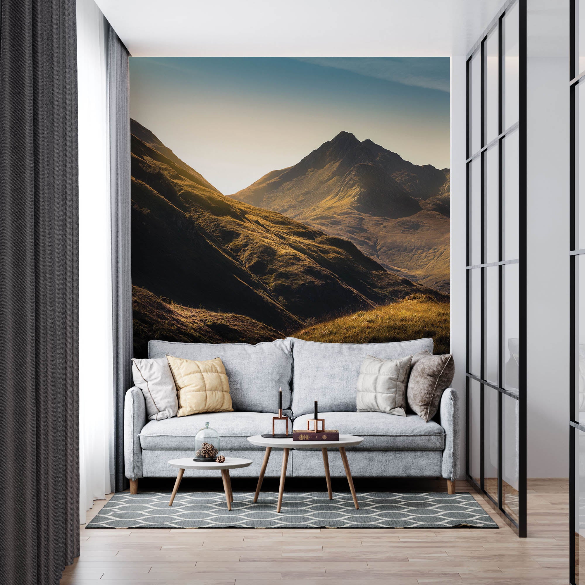 Bergen in Schotland - LW00109 Fotobehang