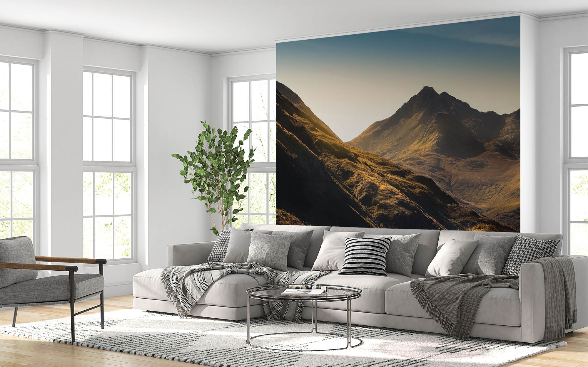 Bergen in Schotland - LW00109 Fotobehang