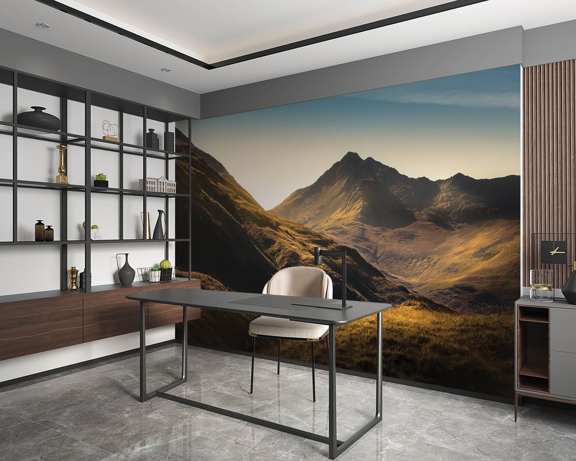 Bergen in Schotland - LW00109 Fotobehang