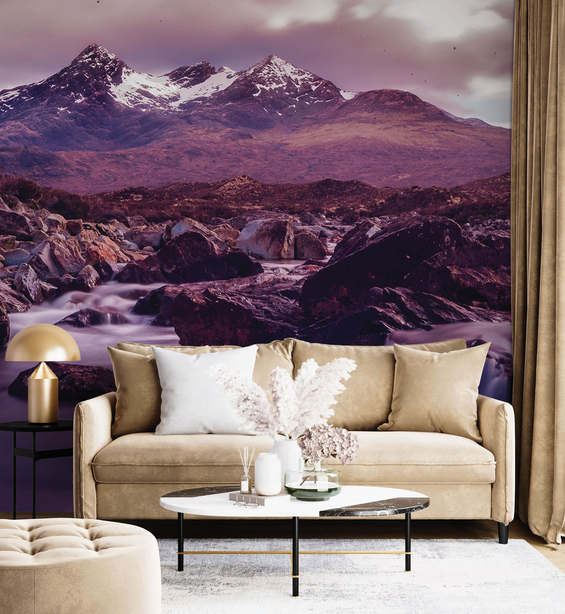 Bergen Schotland - LW00260 Fotobehang