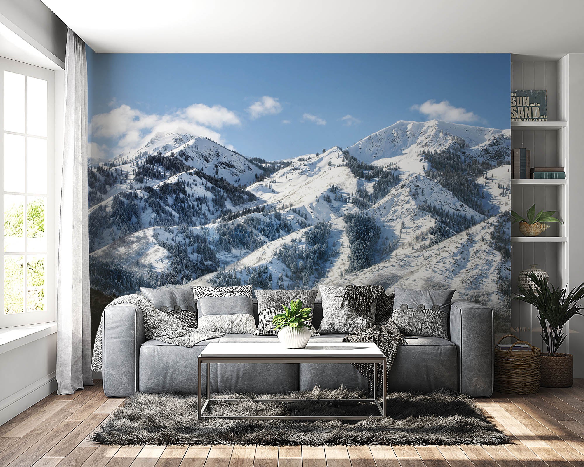 Bergketen Wasatch Range - LW00131 Fotobehang