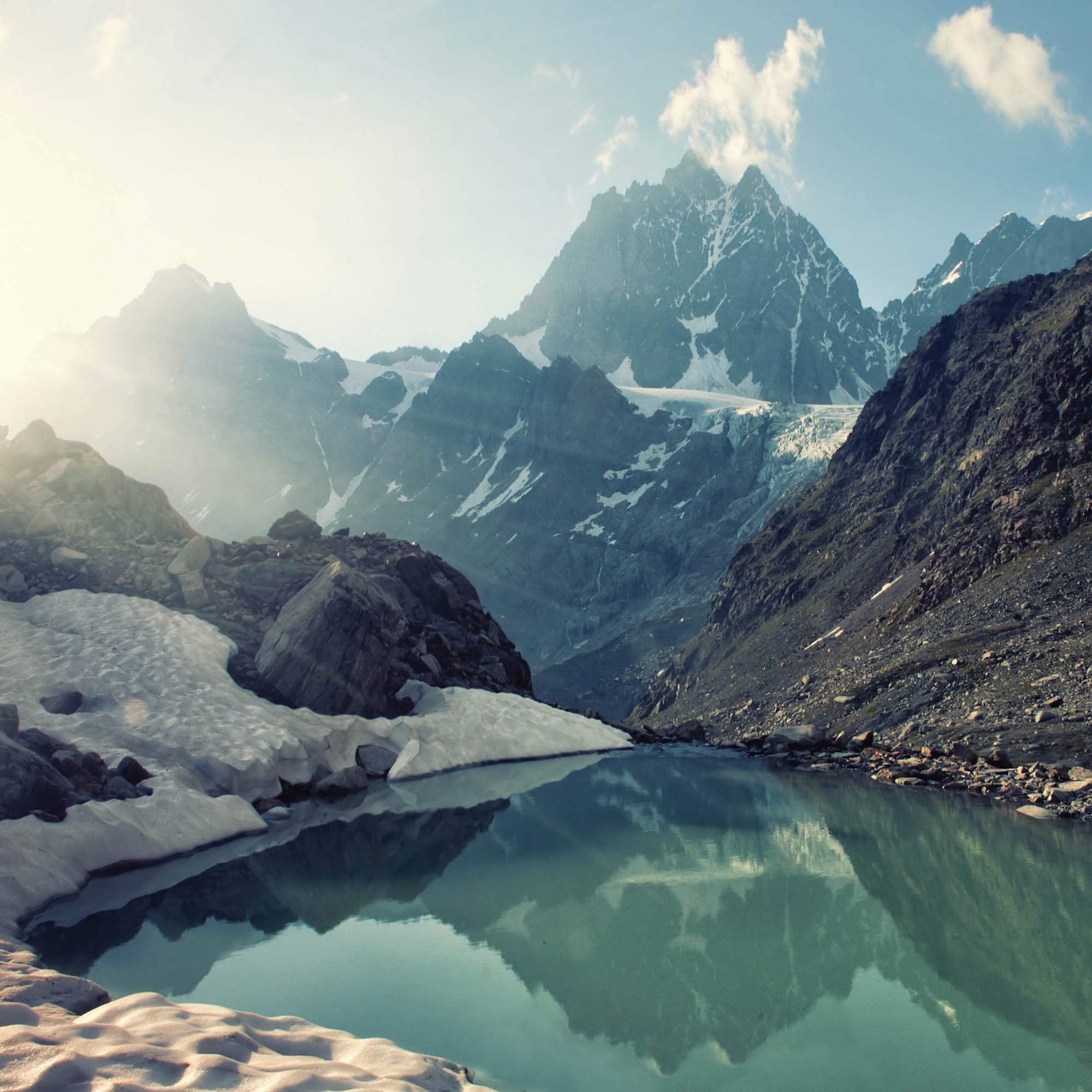 Bergmeer - LW00101 Fotobehang