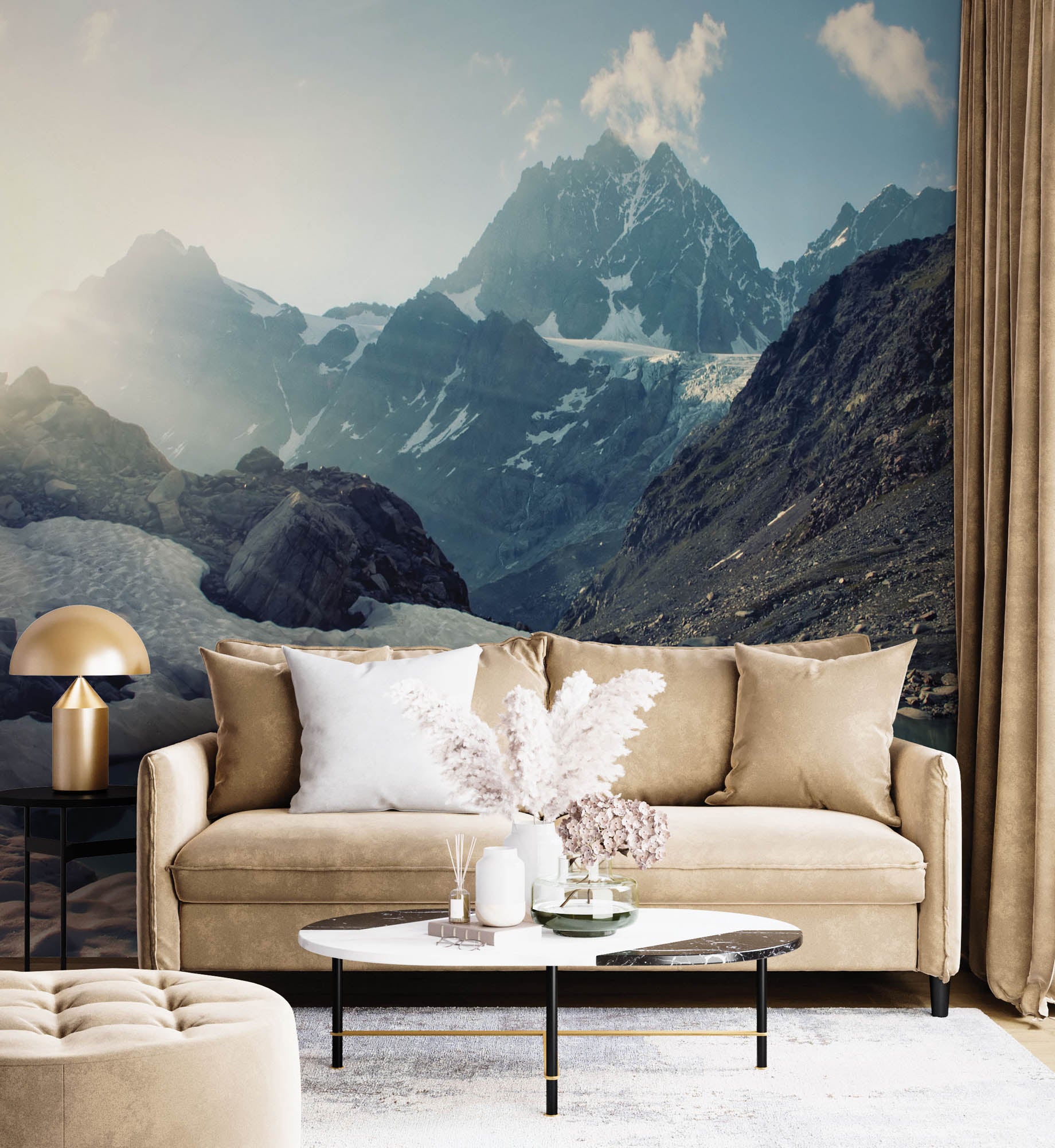 Bergmeer - LW00101 Fotobehang