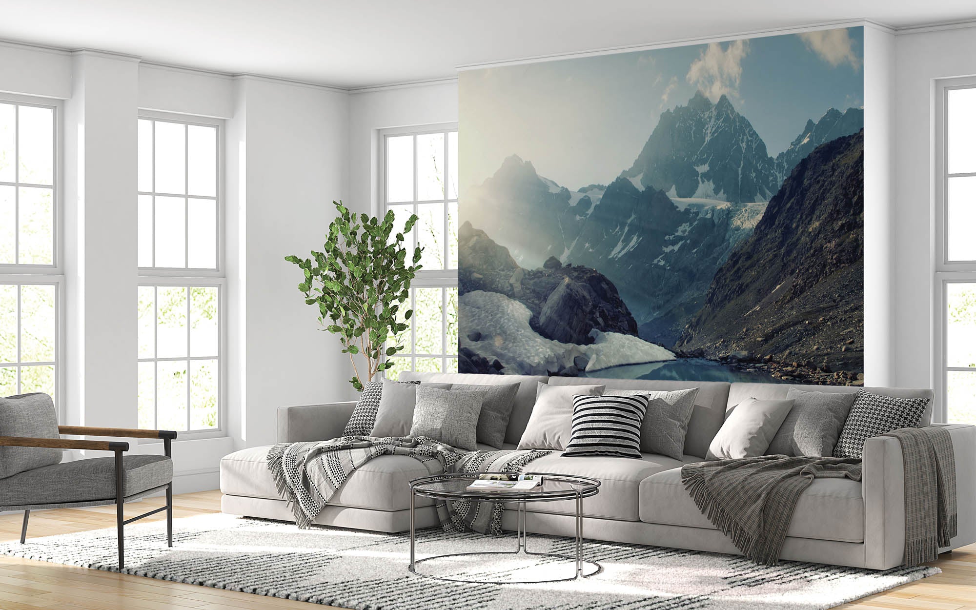 Bergmeer - LW00101 Fotobehang