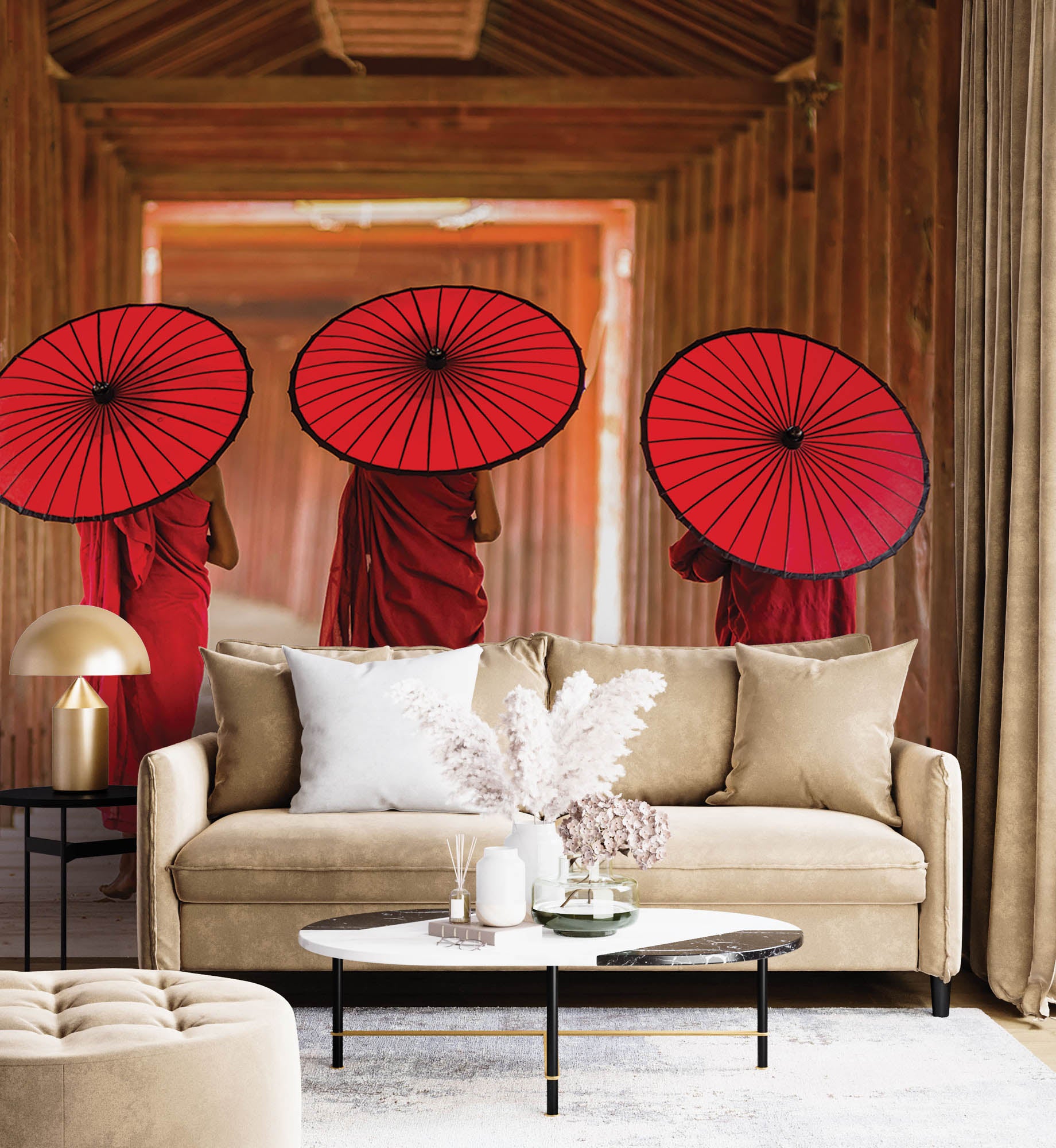 Boeddhisten - LW00066 Fotobehang