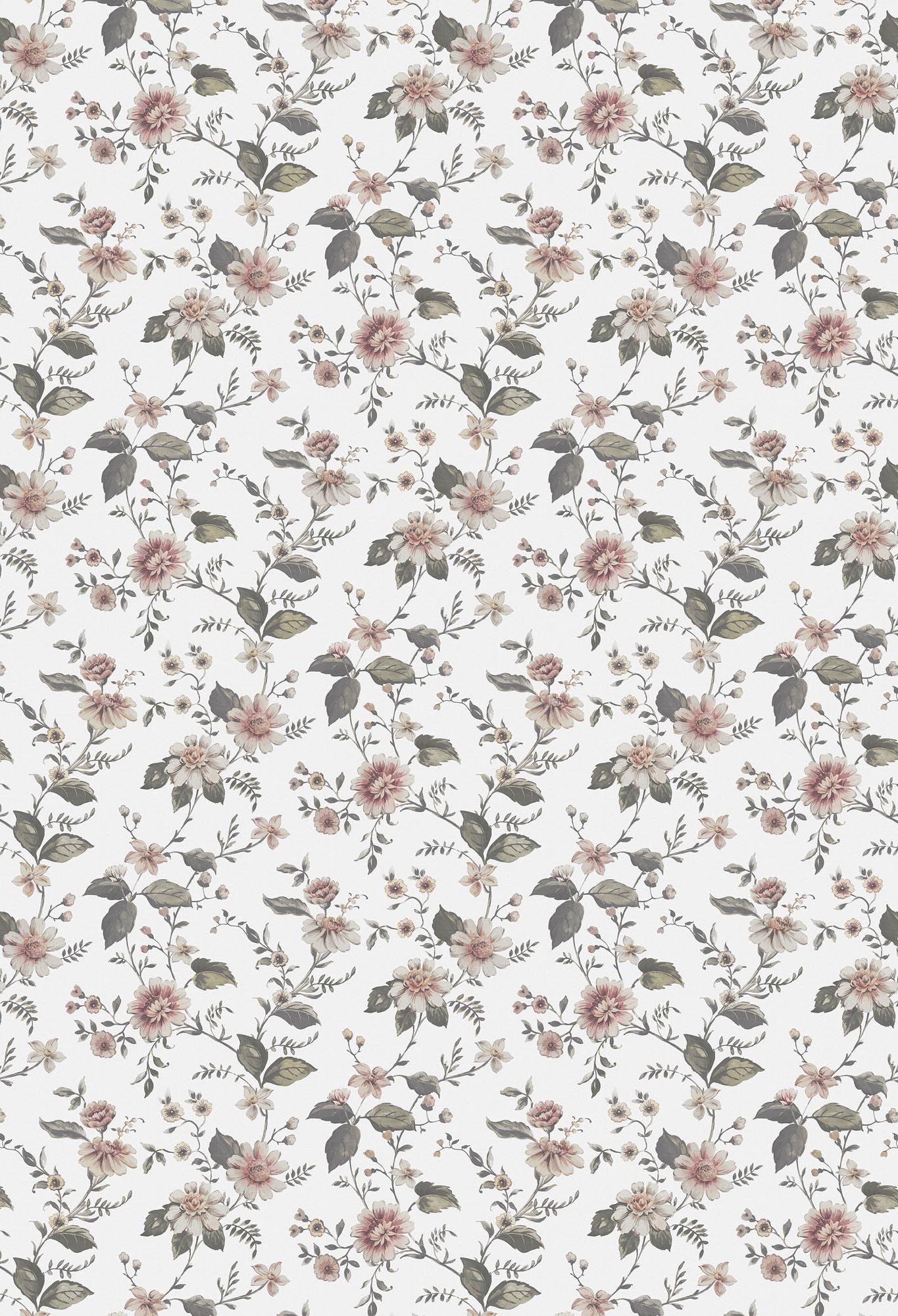 Boråstapeter Cottage garden Marion's Mural 3592 Behang