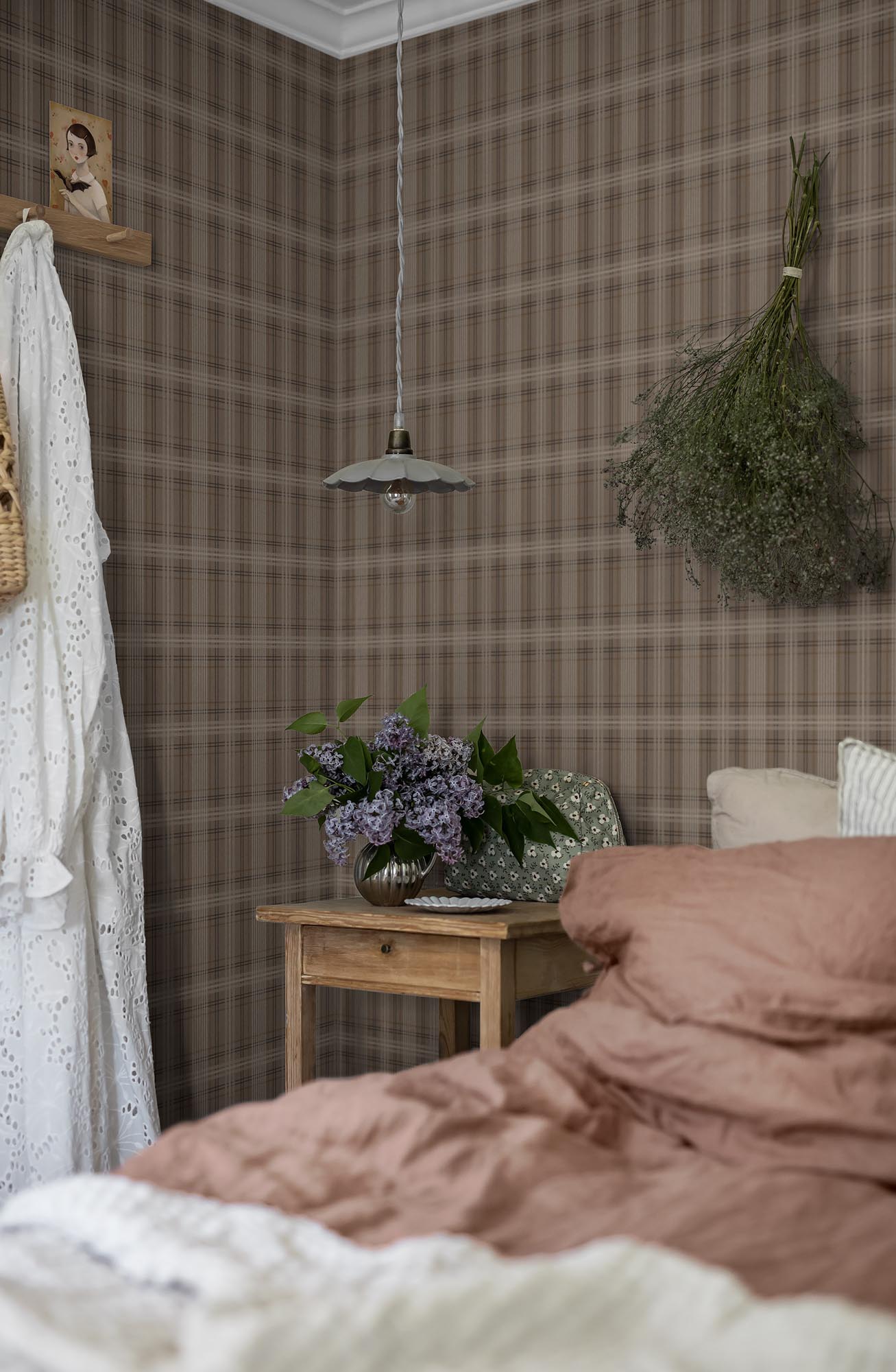 Boråstapeter Cottage garden Tailor´s Tweed 3579 Behang