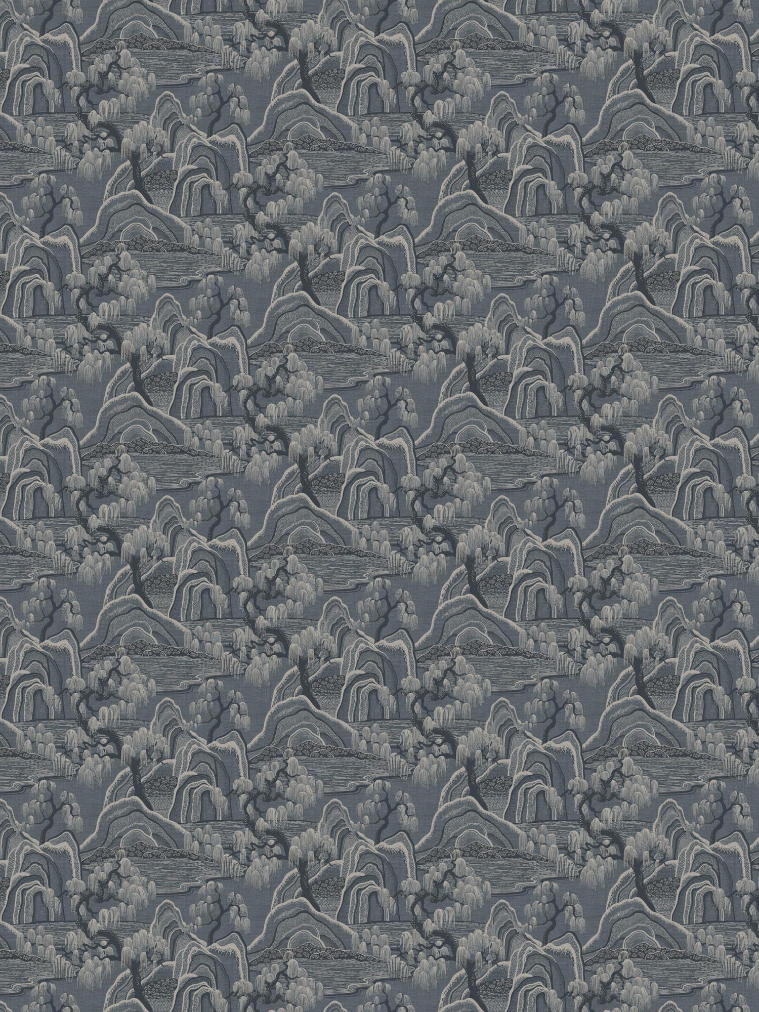 Boråstapeter Eastern Simplicity Indigo Garden 3133 Behang