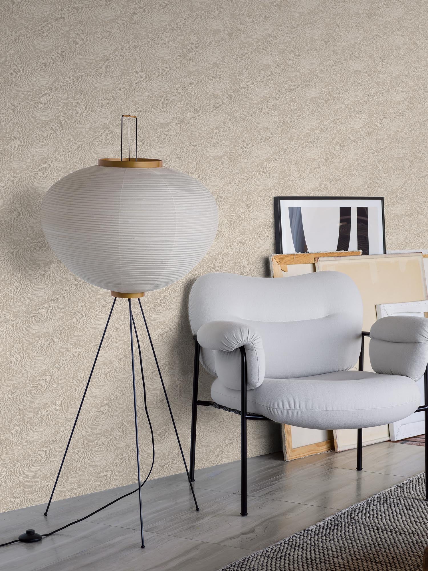 Boråstapeter Eastern Simplicity The Wave 3116 Behang